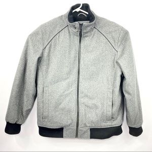 Black Rivet Mens LT Wool Blend Fleece Lined Coat